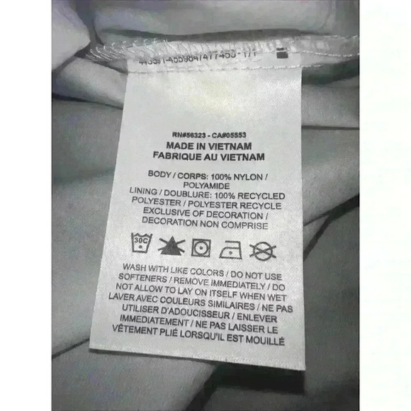 Nike Shield W's 3XL Zip Jacket Hide Away Hood Water Wind Resistant Grey Purple - Picture 10 of 10